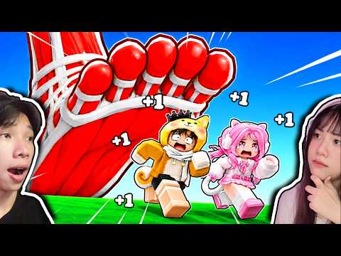 +1 Speed to Escape the Giant with My Girlfriend 😖 Ngao and Kemy Speed vs Giant Roblox 😱