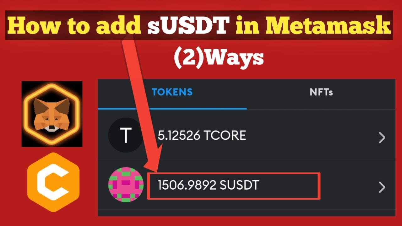 How to add sUSDT in Metamask| how to import sUSDT in Metamask | Satoshi CORE Mining