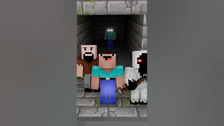 W Team Moment 💀 | Minecraft Animation #sigma #herobrine #minecraft #animation #shorts #notch