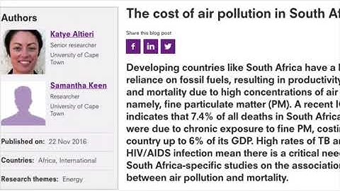 Why South Africans should divest from fossil fuels