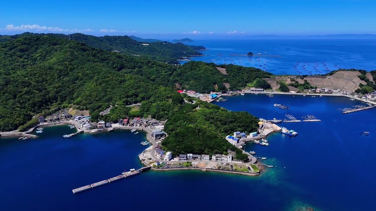 #ドローン空撮 で楽しむ宇和島遊子の海 #愛媛県 #宇和島市 #四国 #南予 #魚見の丘 #魚見の丘展望台 #展望台 #遊子 #Japan #uwajima #djiair3 #宇和島