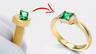 How to Make a Ring Out of a Bolt - Learn to Make Jewelry