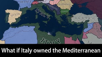 WW2 but Italy owned the Mediterranean | Hoi4 Timelapse