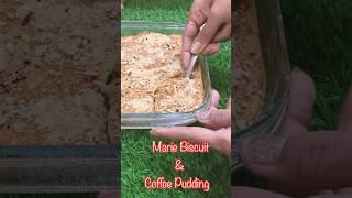 MARIE BISCUIT & COFFEE PUDDING | shorts pudding viral biscuitpudding coffeepudding ytshorts