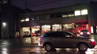 Toronto Fire Spare P332 and C33 Responding