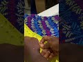 Kente beading # #ghanawedding #kentebeading