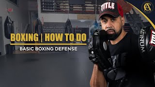 Boxing | How To Do Basic Boxing Defense | Coach Anthony Boxing