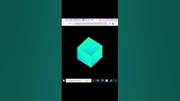 3D Rotating Gradient Cube Using HTML and CSS #htmlcss #animation #gradient #shortsfeed #shorts