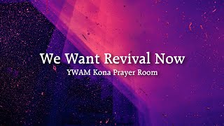 Video thumbnail of "We Want Revival - YWAM Kona Prayer Room (LYRICS)"