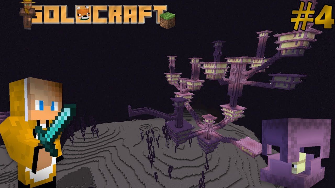 SoloCraft 4 [Idziemy do end city, elytra i inne...] YouTube