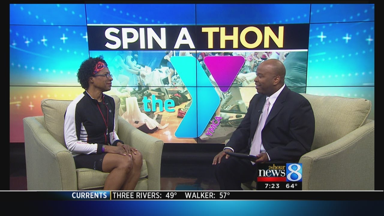 Spin-a-thon event at the YMCA