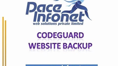 Codeguard Website Data Backup Solution