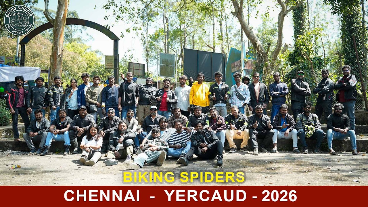 Chennai to Yercaud Group Ride | Feb 14, 2026 | Biking Spiders