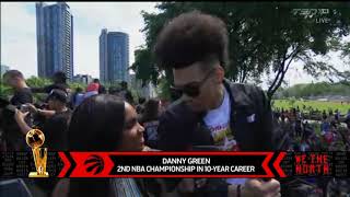 Danny Green Interview Toronto Raptors - Championship Parade June 17, 2019