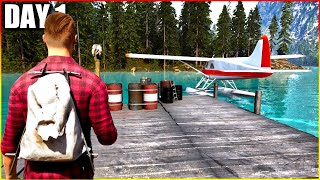 Surviving Day 1 in This Open World Camping Survival - The Gold River Project (Backers Alpha)