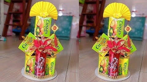 Làm Tháp Bánh Nước Ngọt Cực Dễ Chưng Bàn Thờ