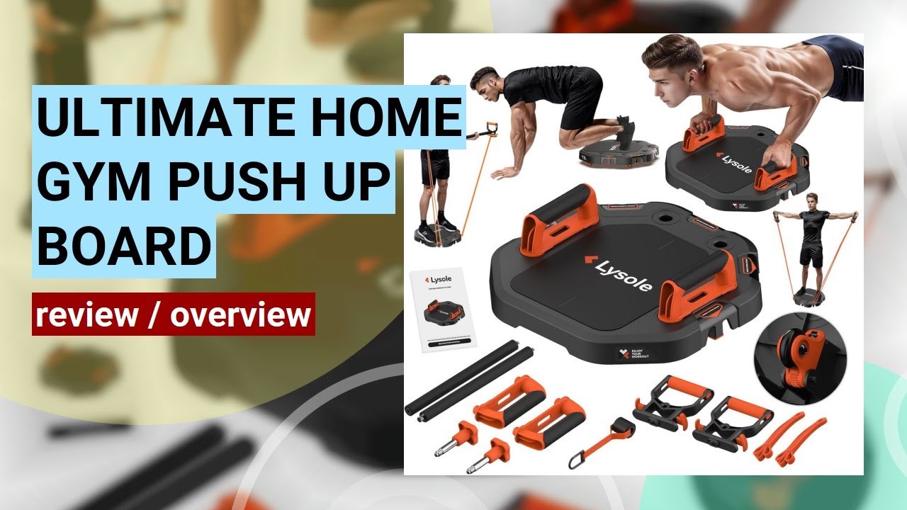Comprehensive Review: Push Up Board & Home Gym System for Full Body Workouts