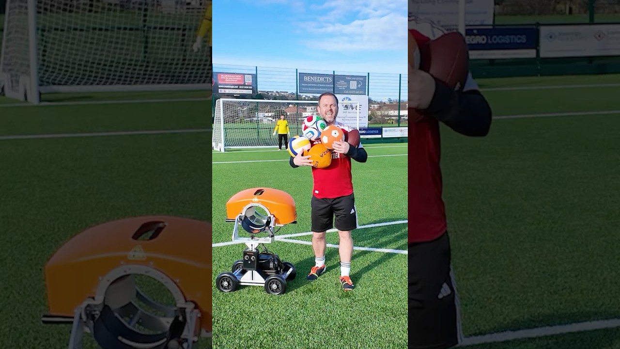 Can I Beat the Ball Launcher with Every Ball?! ⚽ 🏈