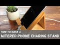 DIY Red Oak Phone Charging Stand - Easy Woodworking Projects