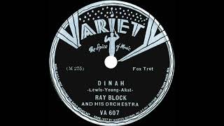 1937 Ray Bloch - Dinah (Three Harmonians, vocal)