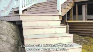 Thermory pine decking in Norway