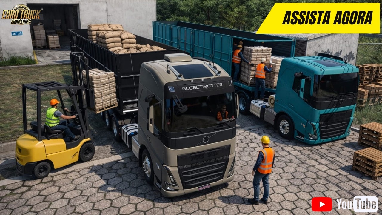 ETS2 -DOIS SERGIPANOS CARREGANDO NO PARANA COM.GAMAPLAY REALISTA