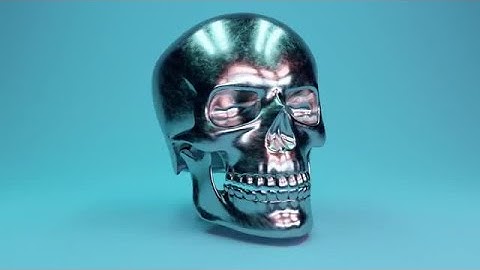 Metal Skull Stock Motion Graphics