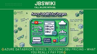 ⚖️Azure Databricks Series: Decoding DBU Pricing – What You Really Pay For⚖️