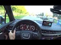 2018 Audi Q7 3.0 TDI Quattro Езда по городу.