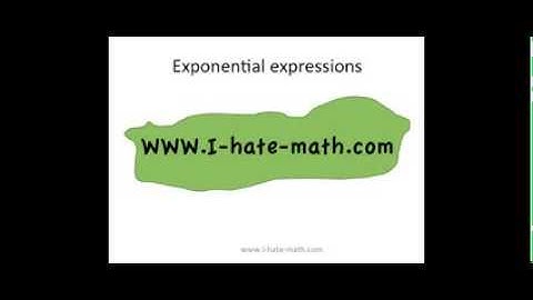 Exponential expressions more examples.mp4