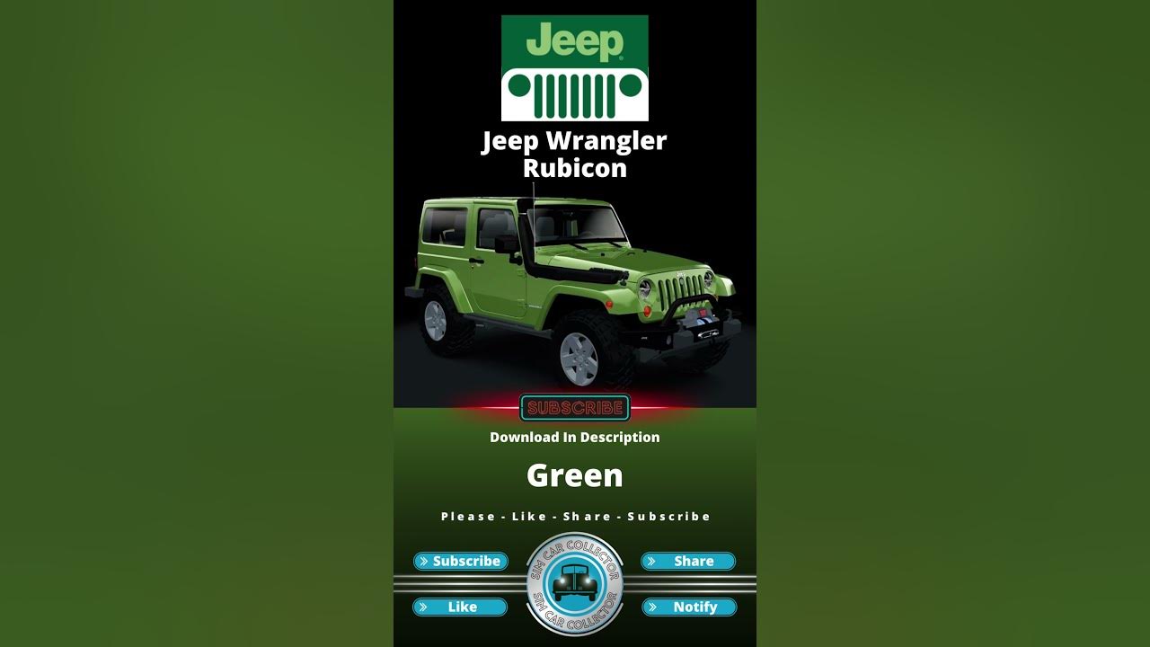 Jeep Wrangler Rubicon - Assetto Corsa Mod FREE - Jeep Mod Download # assettocorsa #shorts - YouTube