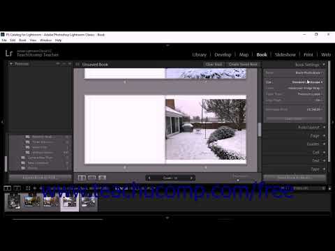 Lightroom Classic CC Tutorial The Book Settings Panel Adobe Training