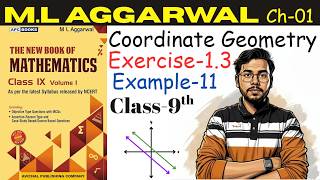 ML Aggarwal | Class-9th | Ch-01 | Exercise-03 | Example-11 | Coordinate Geometry | New Edition