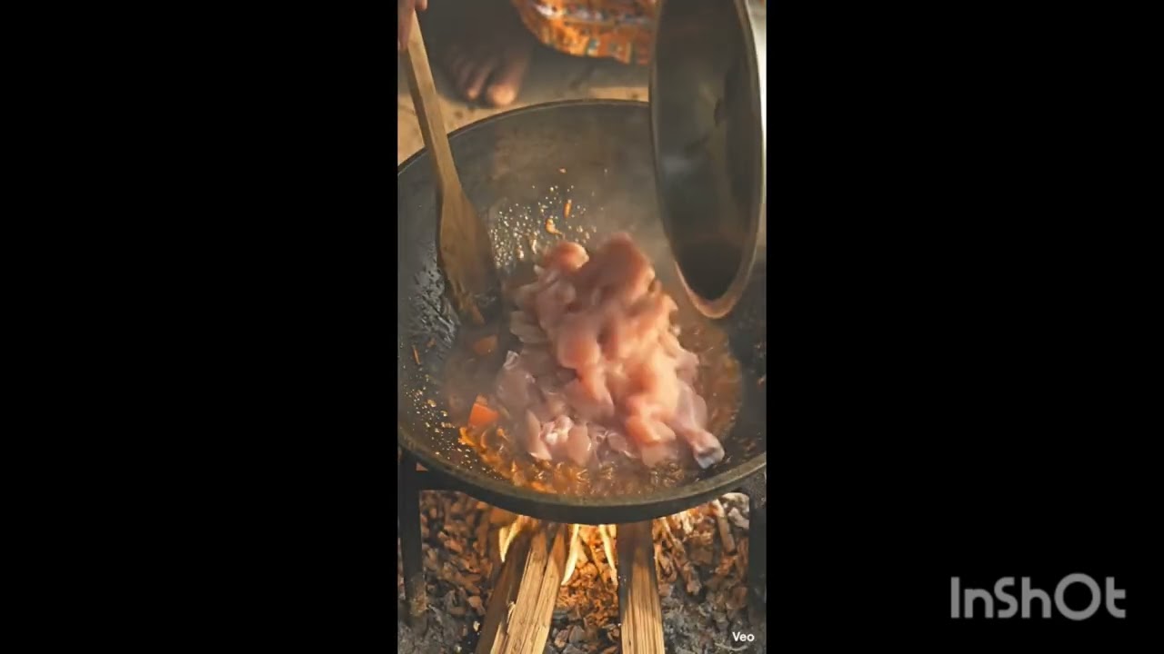 Village Dadi Cooking Chicken in Jungle 🔥 | Desi Chicken Curry