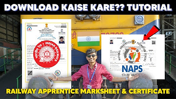 Marksheet & Certificate Kaise Download Kare 2024 🤔✅ | Railway Apprentice 2024 😍❤️