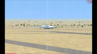FSX - Antonov 225 landing at Upington Intl