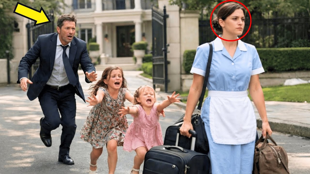 Miljonair ontsloeg de oppas zonder reden… Wat zijn dochters deden veranderde alles