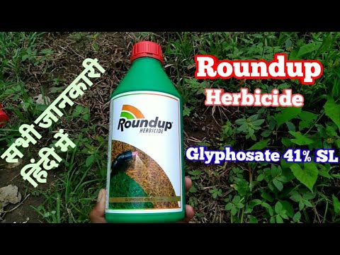 Roundup herbicide || Glyphosate 41% sl || monsanto india ltd. || राउंडअप