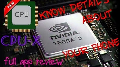 CPU-x APP Review| Know your device| Full App Review