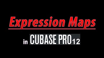 Expression Maps (for Key Switches) in Cubase 12