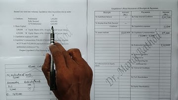 Liquidator Accounts (Lecture 6, Sheetal Ltd.) | Guj. Uni. Sem 3 | VNSGU B.Com. Sem 4 | Corporate A/c