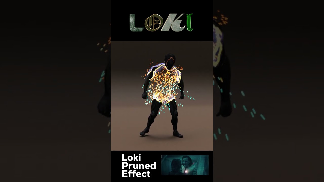 Loki pruned effect | Houdini 