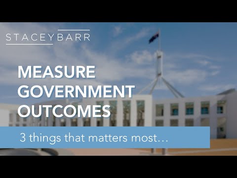 How to Measure Government Outcomes