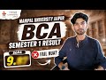 My BCA Sem 1 Result ? 😯 SGPA ? Did I Fail ? Manipal University Jaipur BCA Result 2026