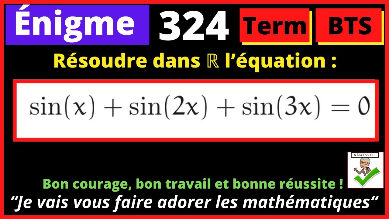 nigme-324-r-soudre-dans-l-quation-sin-x-sin-2x-sin-3x-0-youtube