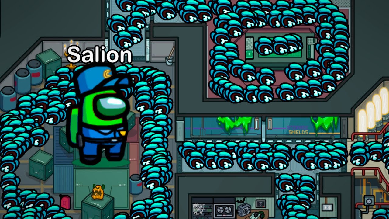 Among Us, but with 10001 players *10000 hackers*