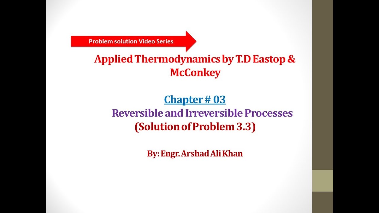Problem # 3.3: Calculating the work input and heat supplied during isobaric expansion process.