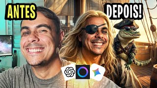 COMO FAÇO O "OLHA A FOTO BRUNO" ARTE COM I.A GRÁTIS !