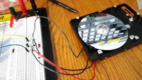 Running a Hard Disk Drive motor with an Arduino