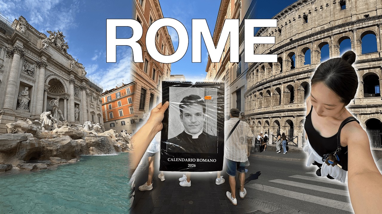 🇮🇹 이탈리아 | 로마 2박3일 찍먹여행 | 잘생긴 신부님 달력 | 가성비 맛집에서 파스타 푸파🍝